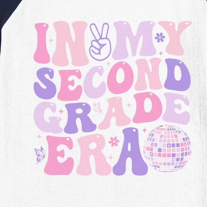 In My Second Grade Era Back To School Teacher Gift Baseball Sleeve Shirt