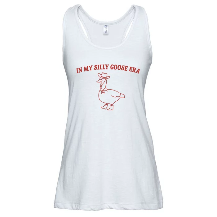 In My Silly Goose Era Silly Goose Ladies Essential Flowy Tank