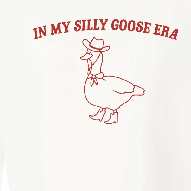 In My Silly Goose Era Silly Goose Cropped Pullover Crew