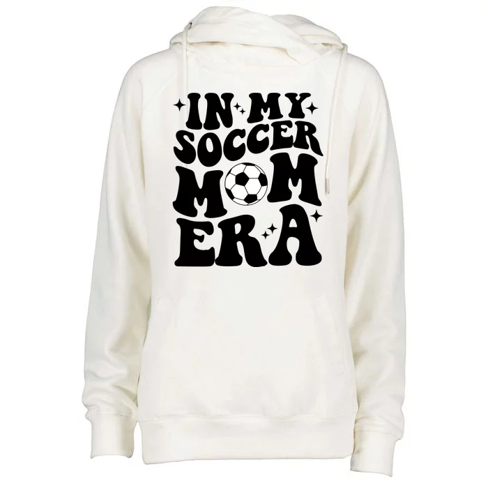 In My Soccer Mom Era Womens Funnel Neck Pullover Hood