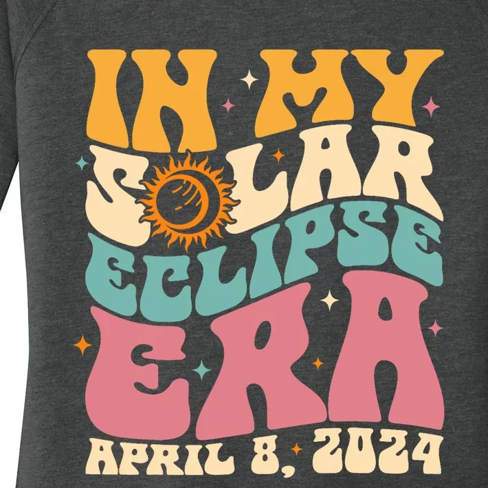 In My Solar Eclipse Era April 8th 2024 Astronomy Women's Perfect Tri Tunic Long Sleeve Shirt