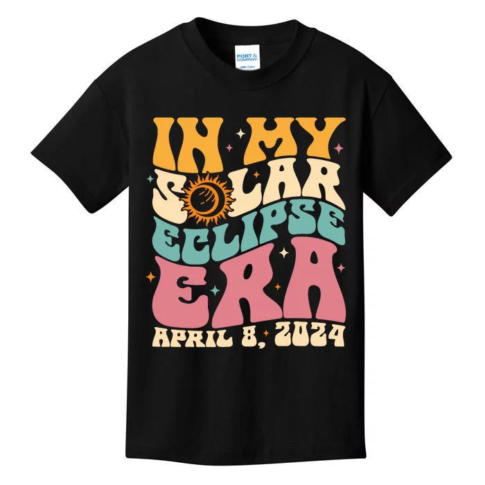 In My Solar Eclipse Era April 8th 2024 Astronomy Kids T-Shirt