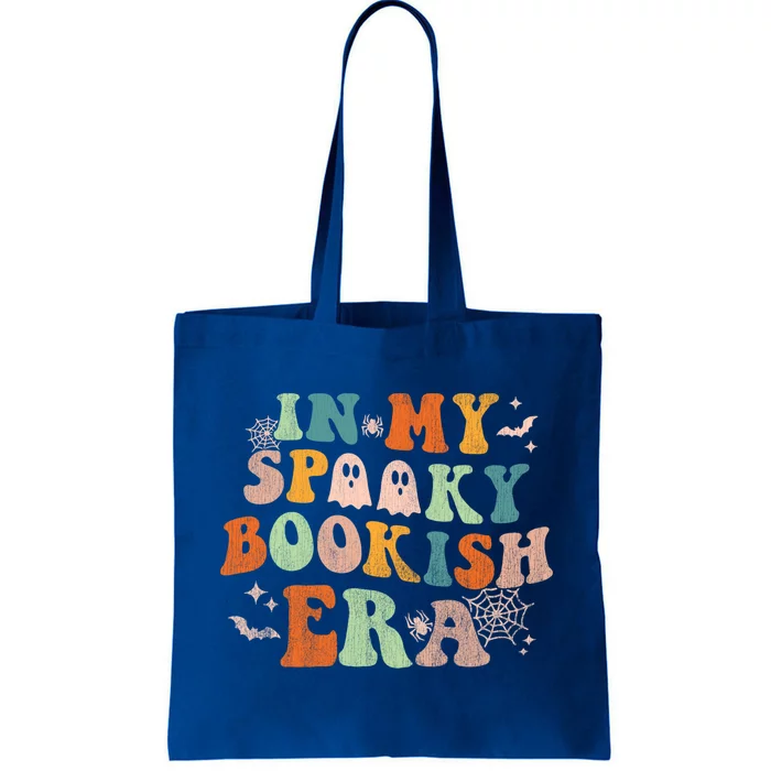 In My Spooky Boooookish Era Ghost Reading Books Halloween Cute Gift Tote Bag