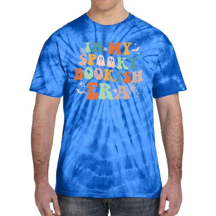 In My Spooky Boooookish Era Ghost Reading Books Halloween Cute Gift Tie-Dye T-Shirt