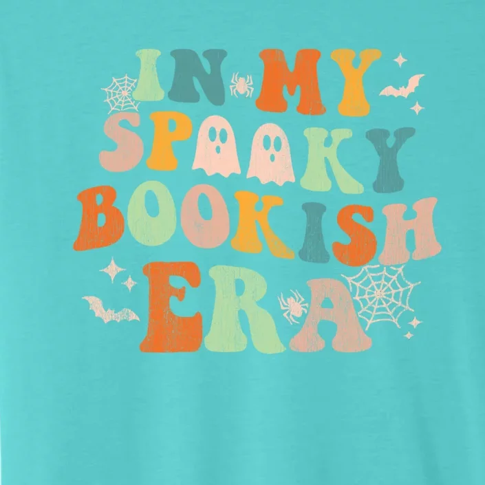 In My Spooky Boooookish Era Ghost Reading Books Halloween Cute Gift ChromaSoft Performance T-Shirt