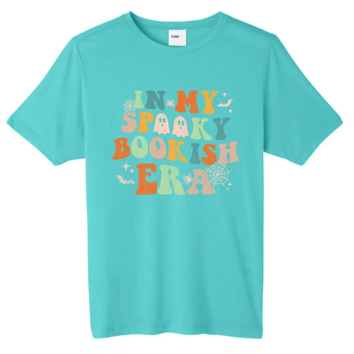 In My Spooky Boooookish Era Ghost Reading Books Halloween Cute Gift ChromaSoft Performance T-Shirt