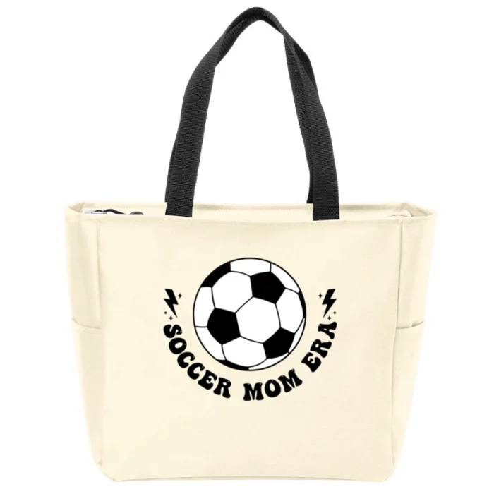 In My Soccer Mom Era (2 Sides) Zip Tote Bag