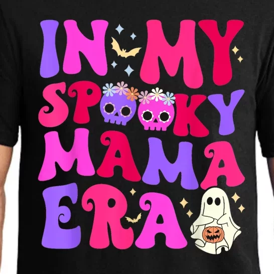 In My Spooky Mama Era Halloween Groovy Witchy Spooky Mom Pajama Set