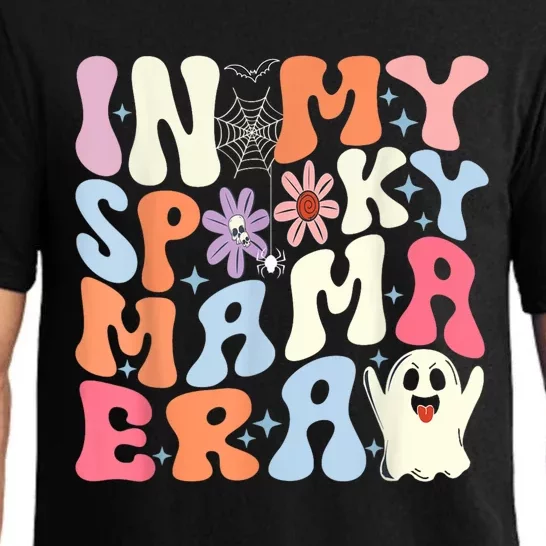 In My Spooky Mama Era Halloween Groovy Witchy Spooky Mom Gift Pajama Set