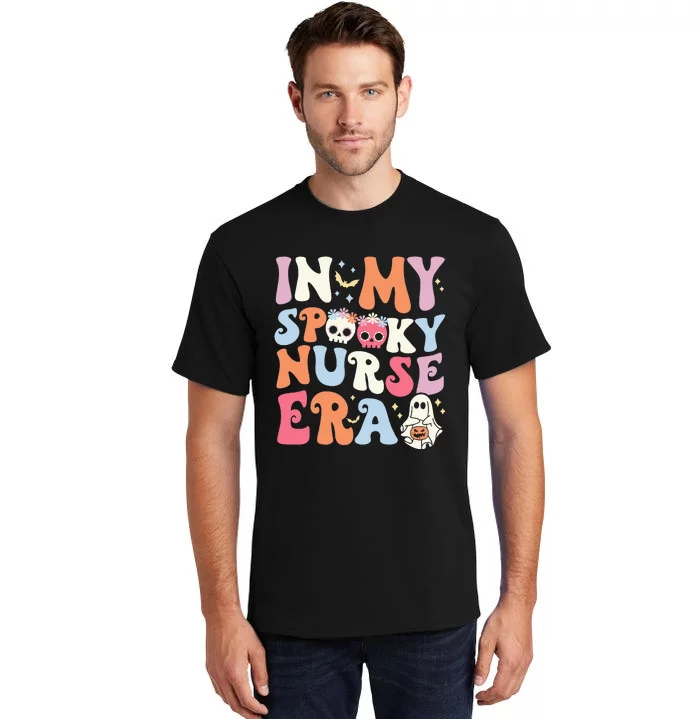 In My Spooky Nurse Era Halloween Groovy Witchy Spooky Nurse Tall T-Shirt