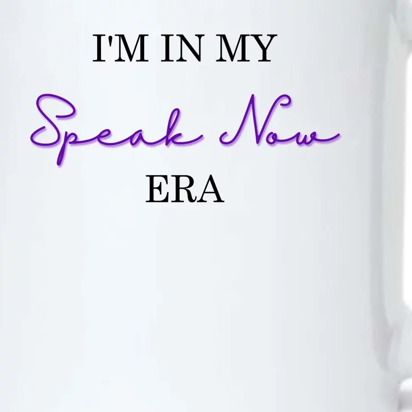 In My Speak Now Era Black Color Changing Mug