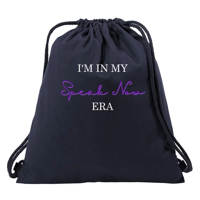 In My Speak Now Era Drawstring Bag