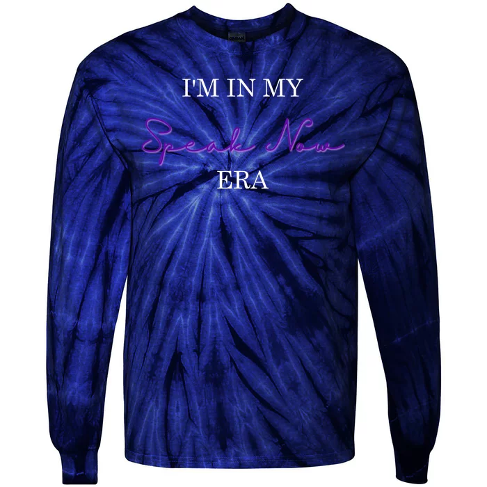 In My Speak Now Era Tie-Dye Long Sleeve Shirt