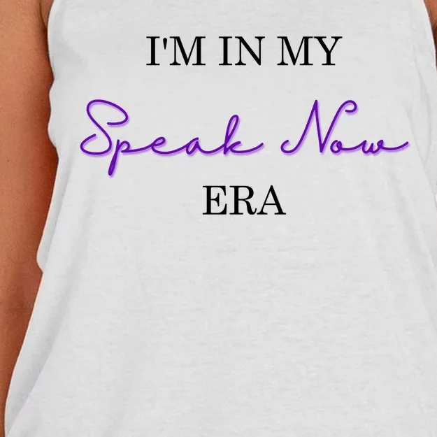 In My Speak Now Era Women's Knotted Racerback Tank