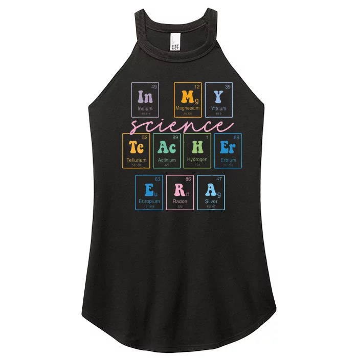 In My Science Teacher Era Funny Science Teacher Women’s Perfect Tri Rocker Tank