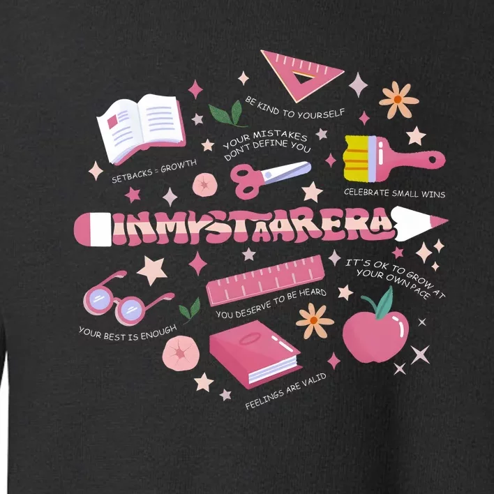 In My Staar Era Retro Groovy Test Day Toddler Sweatshirt