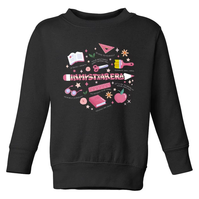 In My Staar Era Retro Groovy Test Day Toddler Sweatshirt