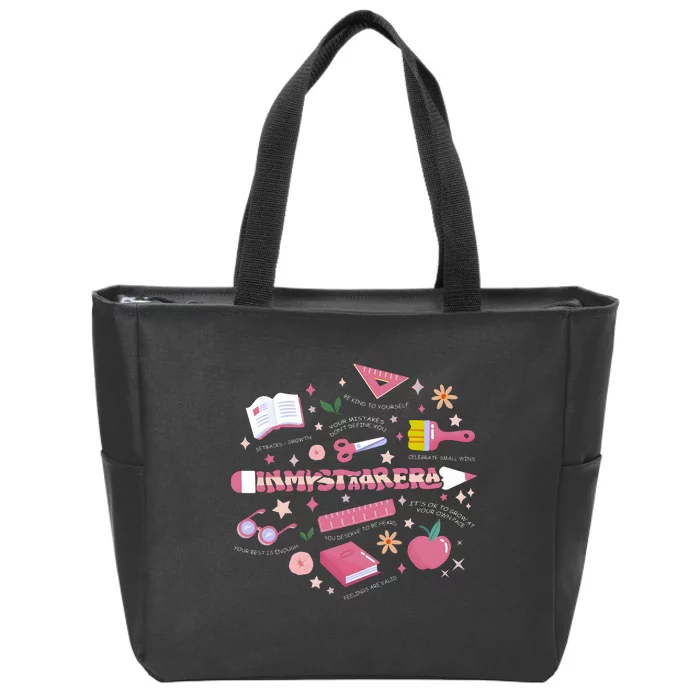 In My Staar Era Retro Groovy Test Day Zip Tote Bag