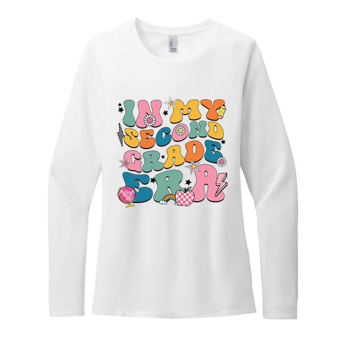 In My Second Grade Era Back To School 2nd Grade Teacher Womens CVC Long Sleeve Shirt