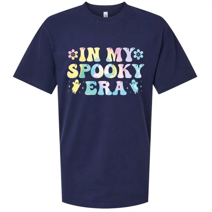 In My Spooky Era Halloween Tie Dye Sueded Cloud Jersey T-Shirt