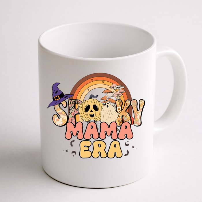 In My Spooky Mama Era Halloween Groovy Witchy Spooky Mama Cool Gift Front & Back Coffee Mug