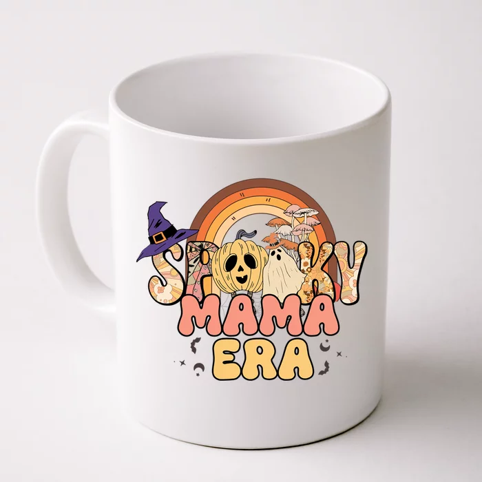 In My Spooky Mama Era Halloween Groovy Witchy Spooky Mama Cool Gift Front & Back Coffee Mug