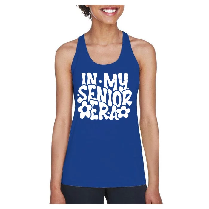 In My Senior Era School Graduation Graduate Women's Racerback Tank