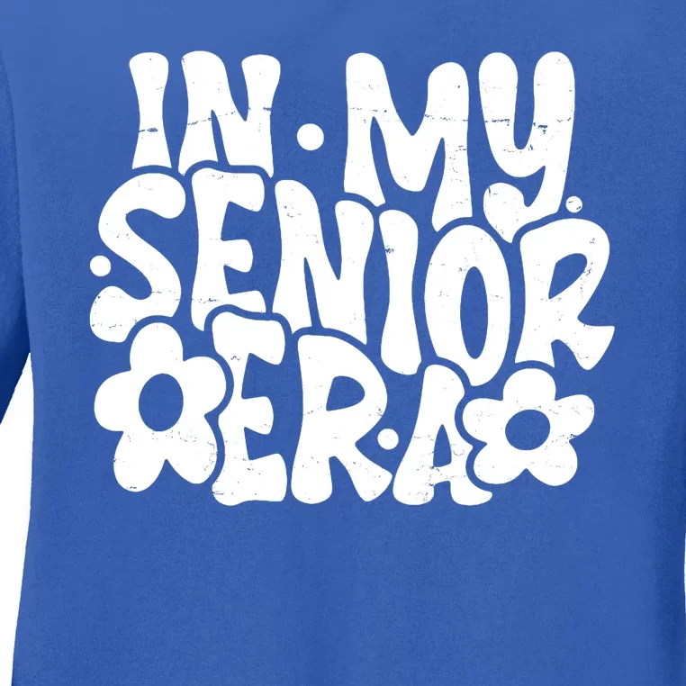 In My Senior Era School Graduation Graduate Ladies Long Sleeve Shirt