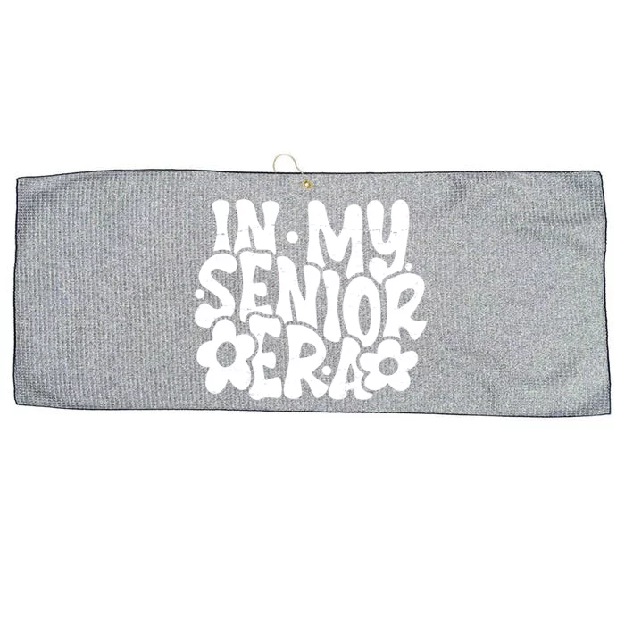 In My Senior Era School Graduation Graduate Large Microfiber Waffle Golf Towel