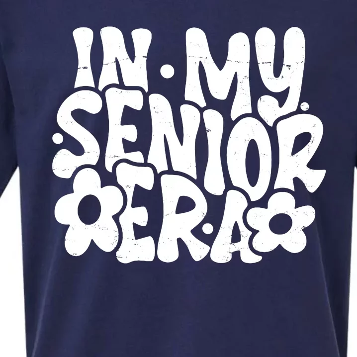 In My Senior Era School Graduation Graduate Sueded Cloud Jersey T-Shirt