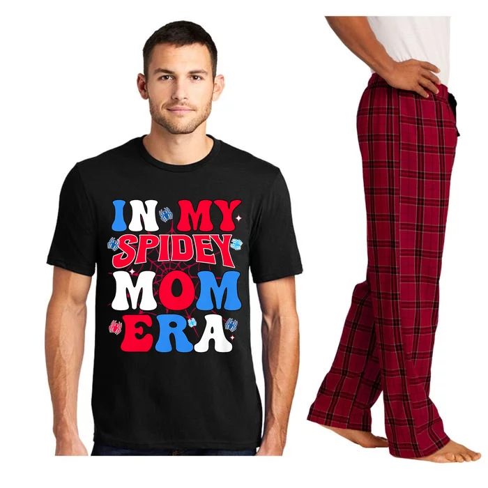 In My Spidey Mom Era Groovy Mom And Dad Boy Mama Pajama Set