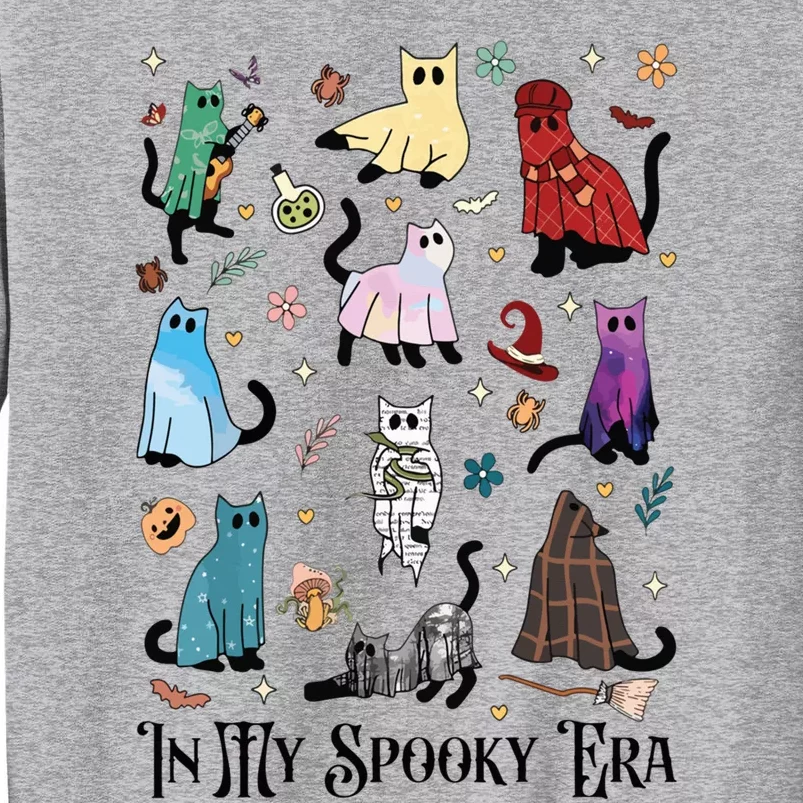 In My Spooky Era Cute Cat Halloween Funny Cats Costume Tall Sweatshirt