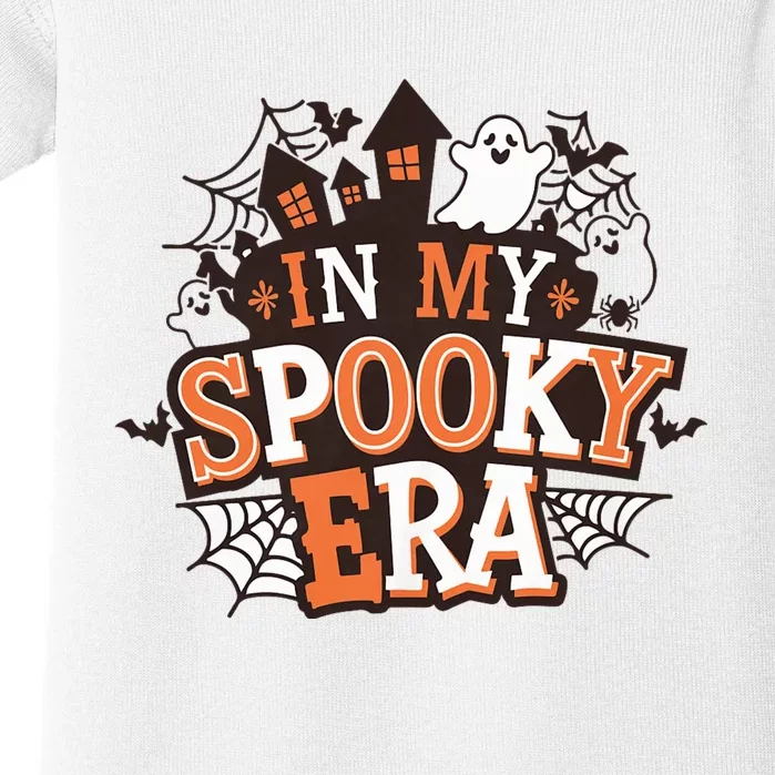 In My Spooky Era Halloween Ghost Pumpkin Cute Spooky Vibes Baby Bodysuit