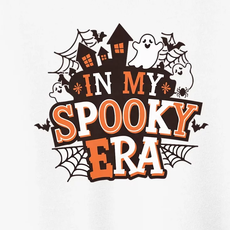 In My Spooky Era Halloween Ghost Pumpkin Cute Spooky Vibes Toddler T-Shirt