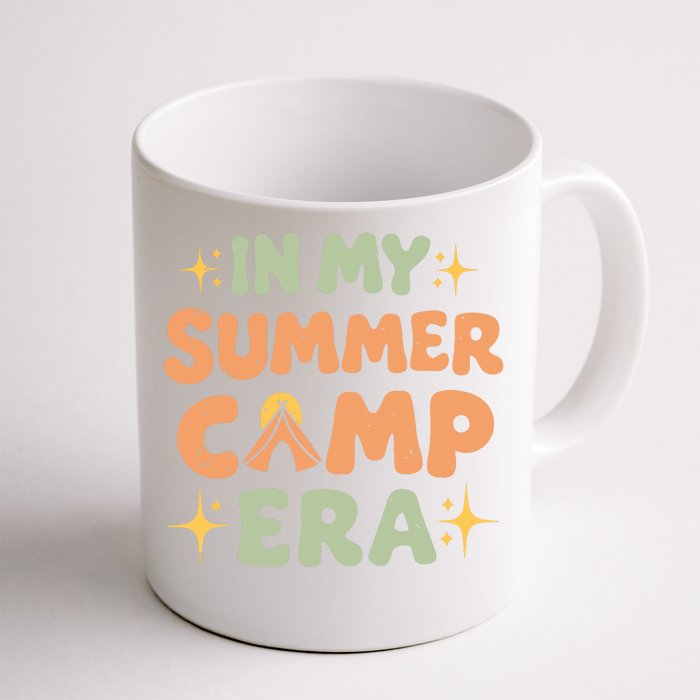 In My Summer Camp Era Women Groovy Retro Camping Camper Front & Back Coffee Mug