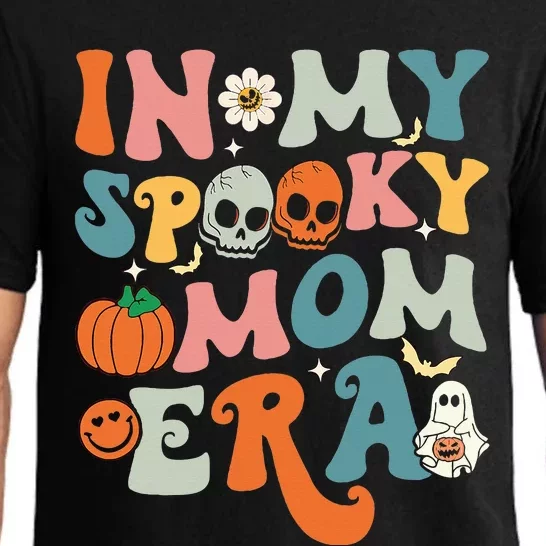 In My Spooky Mom Era Funny Halloween Groovy Pajama Set