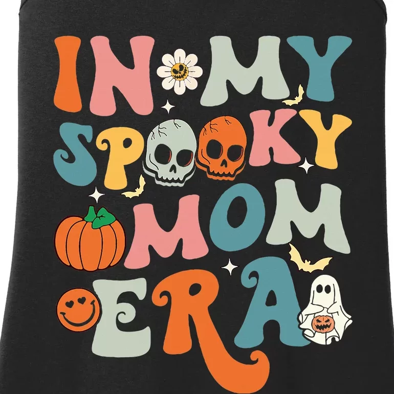 In My Spooky Mom Era Funny Halloween Groovy Ladies Essential Tank