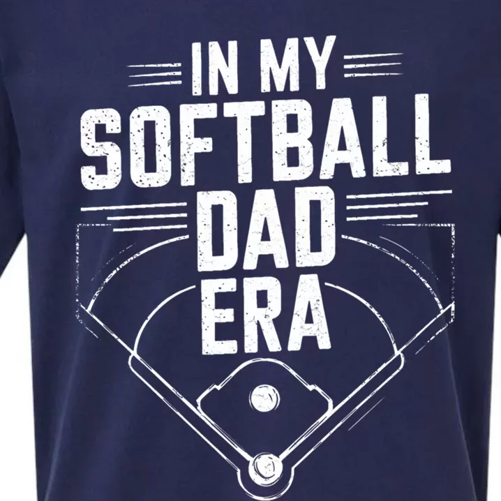 In My Softball Dad Era Softball Team Dad Softball Dads Gift Sueded Cloud Jersey T-Shirt