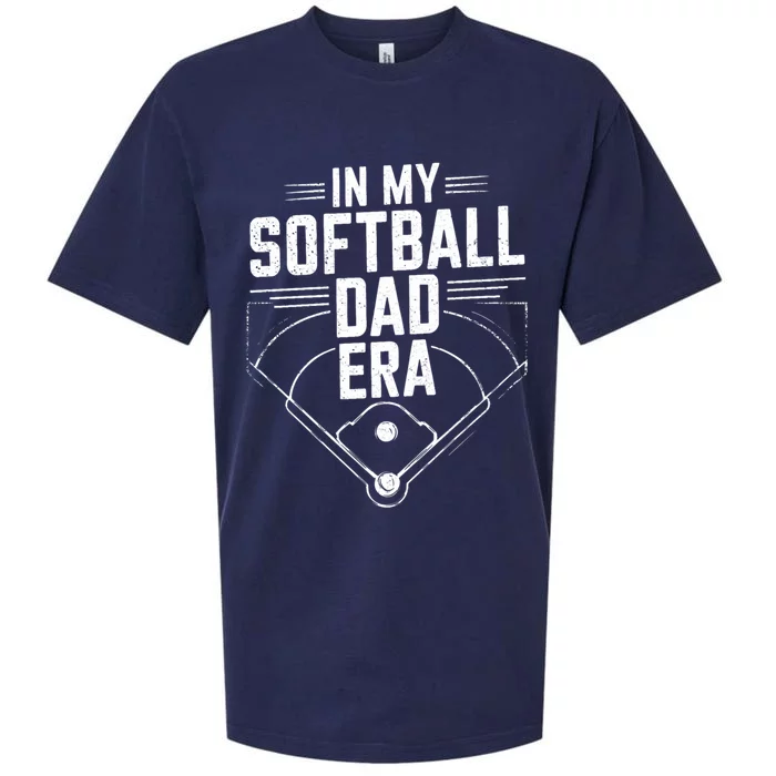 In My Softball Dad Era Softball Team Dad Softball Dads Gift Sueded Cloud Jersey T-Shirt