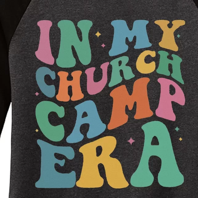 In My Summer Camp Era Women's Tri-Blend 3/4-Sleeve Raglan Shirt