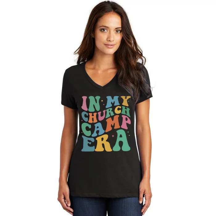 In My Summer Camp Era Women's V-Neck T-Shirt