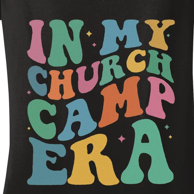 In My Summer Camp Era Women's V-Neck T-Shirt