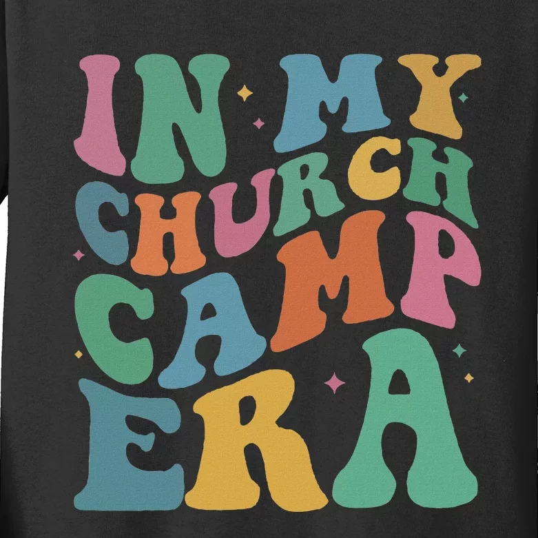 In My Summer Camp Era Kids Long Sleeve Shirt