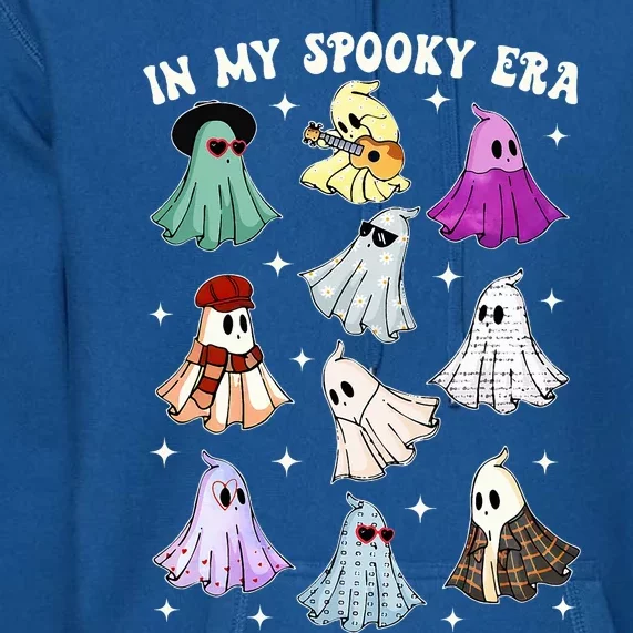 In My Spooky Era Groovy Musician Music Lover Ghost Halloween Premium Hoodie