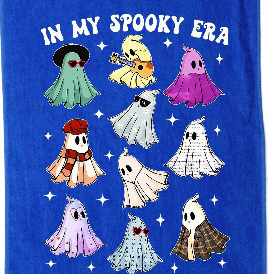 In My Spooky Era Groovy Musician Music Lover Ghost Halloween Platinum Collection Golf Towel