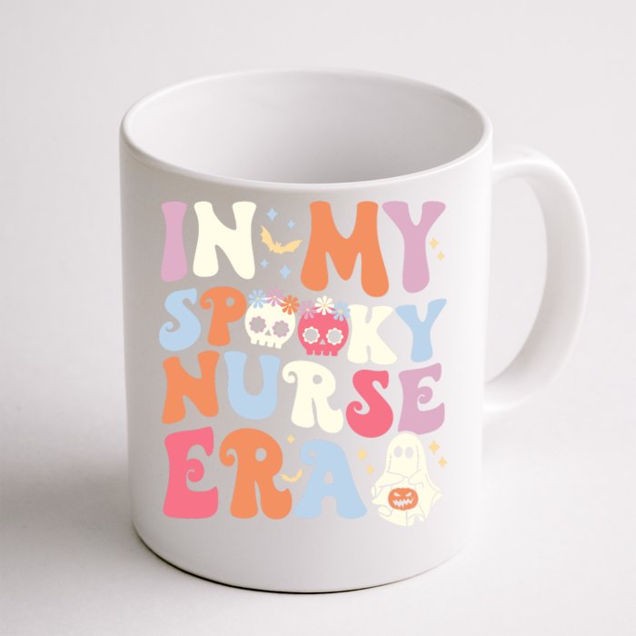 In My Spooky Nurse Era Halloween Groovy Witchy Spooky Nurse Front & Back Coffee Mug