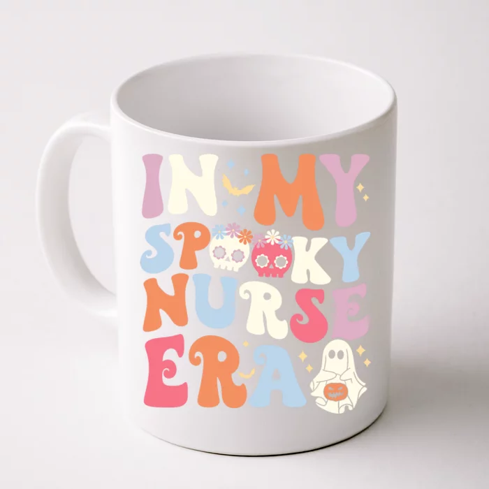 In My Spooky Nurse Era Halloween Groovy Witchy Spooky Nurse Front & Back Coffee Mug