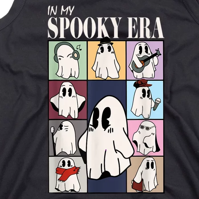 In My Spooky Era Spooky Season Funny Gift Ghost Retro Halloween Tank Top