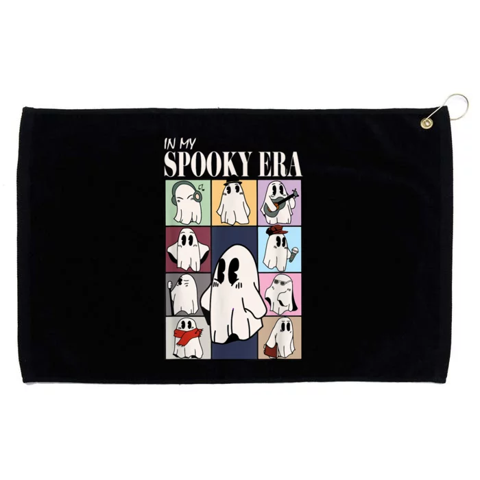 In My Spooky Era Spooky Season Funny Gift Ghost Retro Halloween Grommeted Golf Towel