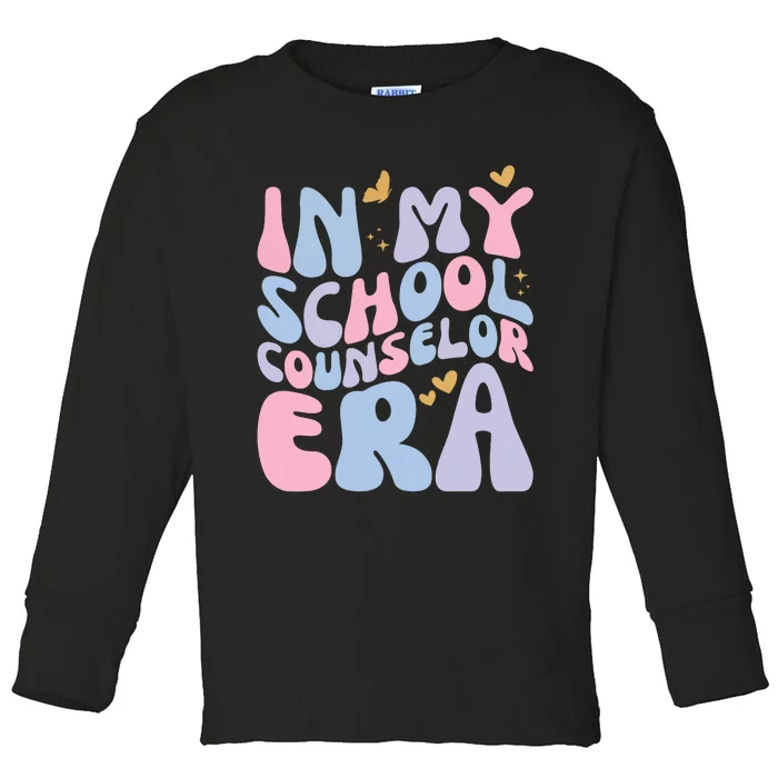 In My School Counselor Era Toddler Long Sleeve Shirt